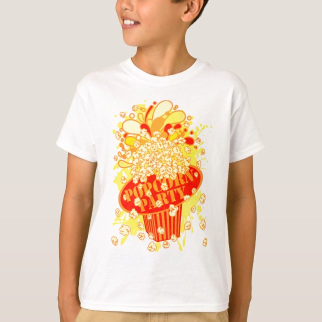 POPCORN_PARTY TEE SHIRT (Framsida)