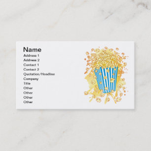 POPCORN_PARTY VISITKORT