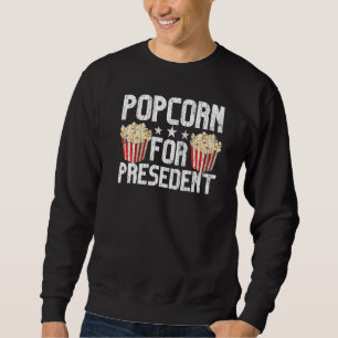 Popcorn Pop Maj Eater Graphic Lång Ärmad Tröja