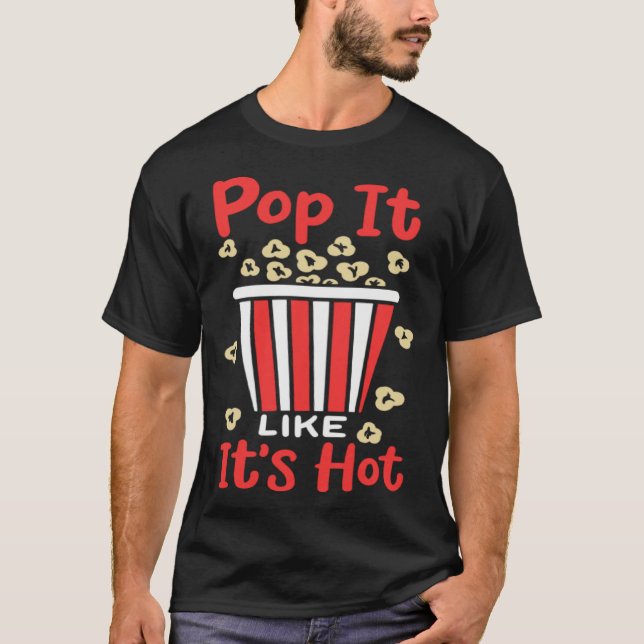 Popcorn   Popcorn Maker Popcorn Seller T Shirt (Framsida)
