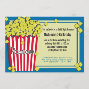 Popcorn Premiere Inbjudningar