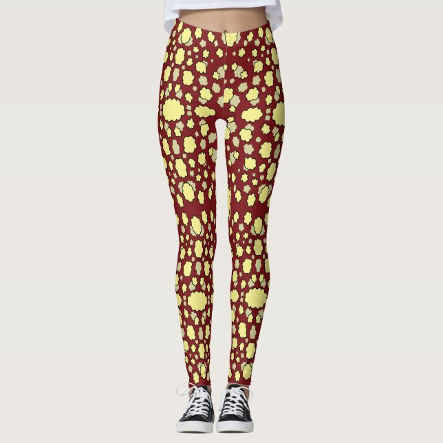 Popcorn Print by KRO Leggings (Framsida)