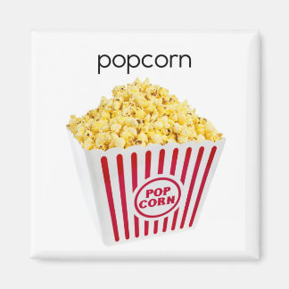 Popcorn Refrigerator Magnet