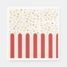 Popcorn Retro Movie Cinema Pappersservett