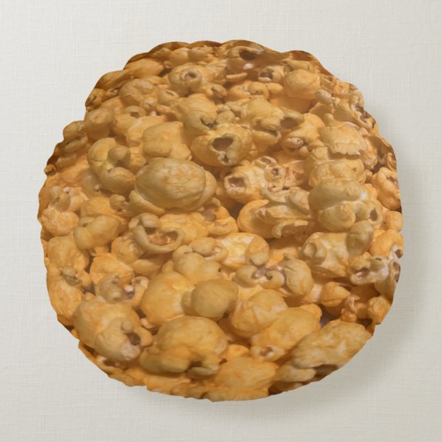 Popcorn Rund Kudde (Framsidan)