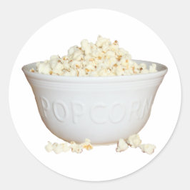 Popcorn Runt Klistermärke