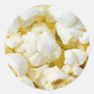 Popcorn Runt Klistermärke