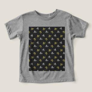 Popcorn Småbarn-Shirt (Gulten Grått & Butter) T Shirt