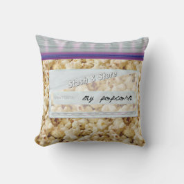 Popcorn Snacks Decorative Dekorativ kudde