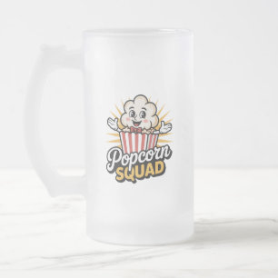 Popcorn Squad Frostat Ölglas