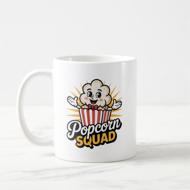 Popcorn Squad Kaffemugg (Vänster)