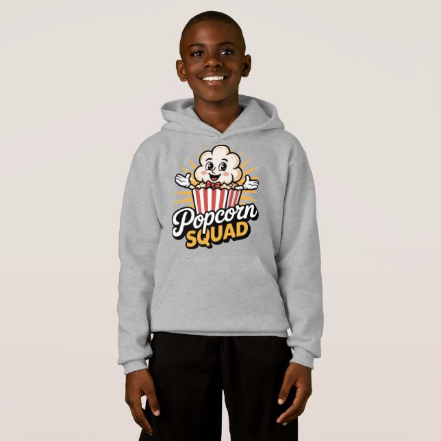 Popcorn Squad T Shirt (Hel framsida)