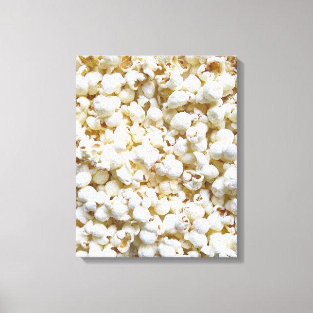 Popcorn Struktur Photography Bright Decor Canvastryck (Framsida)