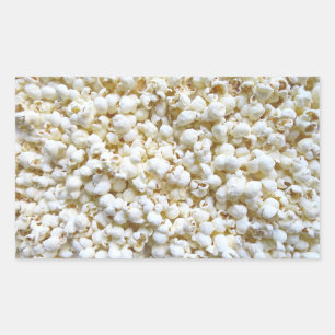 Popcorn Struktur Photography Bright Decor Rektangulärt Klistermärke