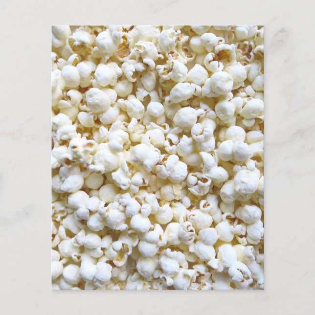Popcorn Struktur Photography Flygblad (Framsidan)