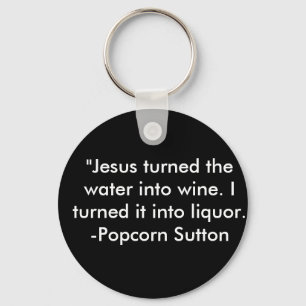 Popcorn Sutton Nyckelring