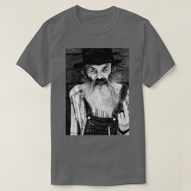 Popcorn Sutton T Shirt (Design framsida)