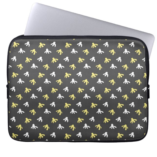 Popcorn Tablet Case (Dark Gray & Butter Yellow) Laptop Fodral (Framsidan)