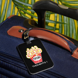 Popcorn-tänkare Positive Mindset Bagagebricka