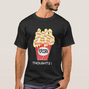 Popcorn-tänkare Positive Mindset T Shirt