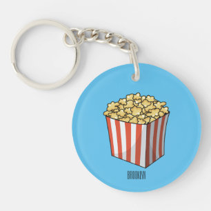 Popcorn-tecknad, illustration