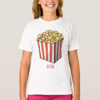Popcorn-tecknad, illustration