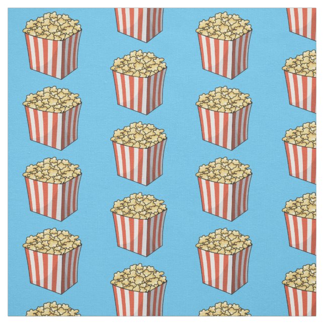 Popcorn-tecknad, illustration tyg (Provkarta)