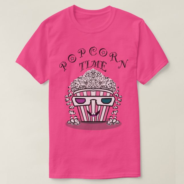 Popcorn-tid T Shirt (Design framsida)