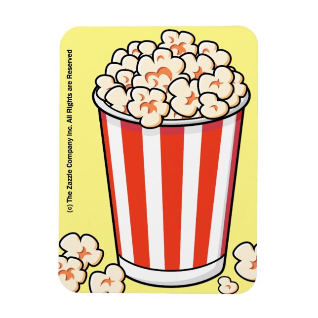 Popcorn Tub Flexible Magnet (Vertikal)