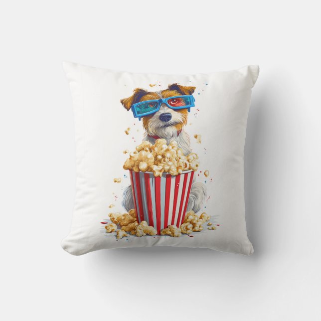 Popcorn Valp � Filmnatt Hund Kudde (Framsida)