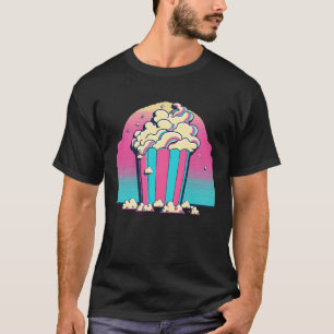 Popcorn Vaporwave Retrowave Aesthetic T Shirt