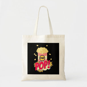 Popcorn Vintage Retro Funny Tygkasse