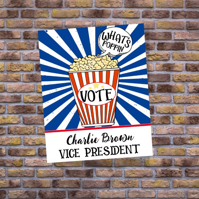 Popcorn Vote-Roligt School Poster (Skapare uppladdad)