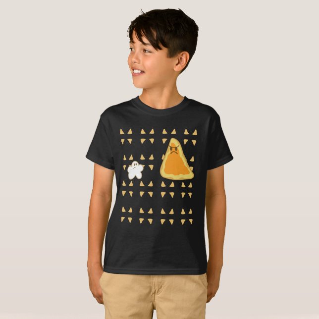 Popcorn Vs Nacho T Shirt (Hel framsida)