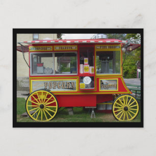 Popcorn Wagon Vykort