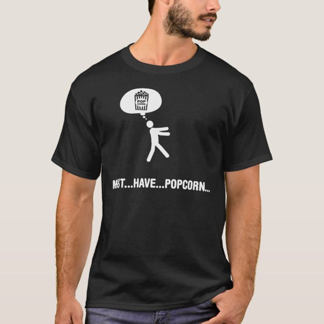 Popcornälskare Tee (Framsida)