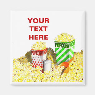 Popcornälskaremagnet Magnet