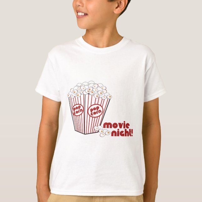 Popcornfilmnatt Tee Shirt (Framsida)