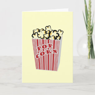 Popcornhälsningkort som du skapar! kort