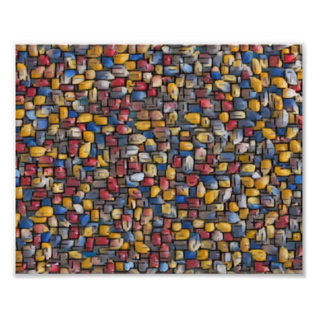 Popcornkonst Fototryck (Framsidan)