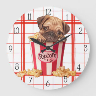 Popcornmopsvalp Stor Klocka