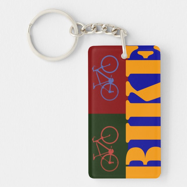 popcykelobjekt nyckelring (Framsidan)