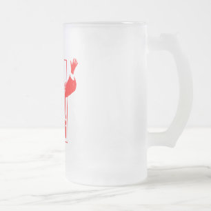 Pope 666 frostat ölglas