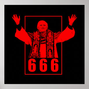 Pope 666 poster