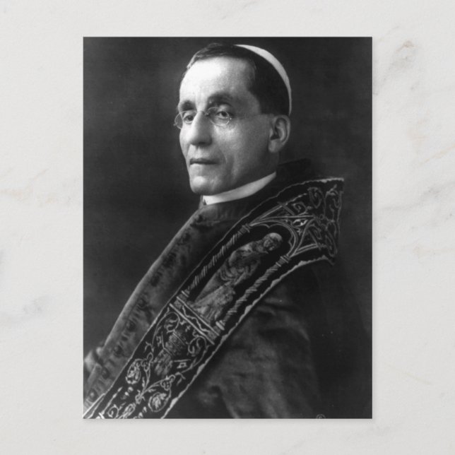 Pope Benedict XV Vykort (Framsida)