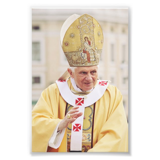 Pope Benedict XVI Fototryck (Framsidan)
