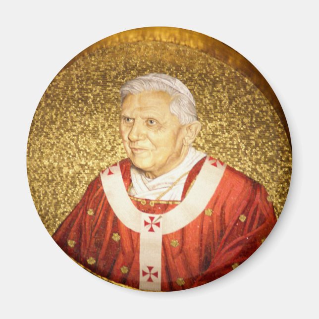 Pope Benedict XVI mosaic Magnet (Framsidan)