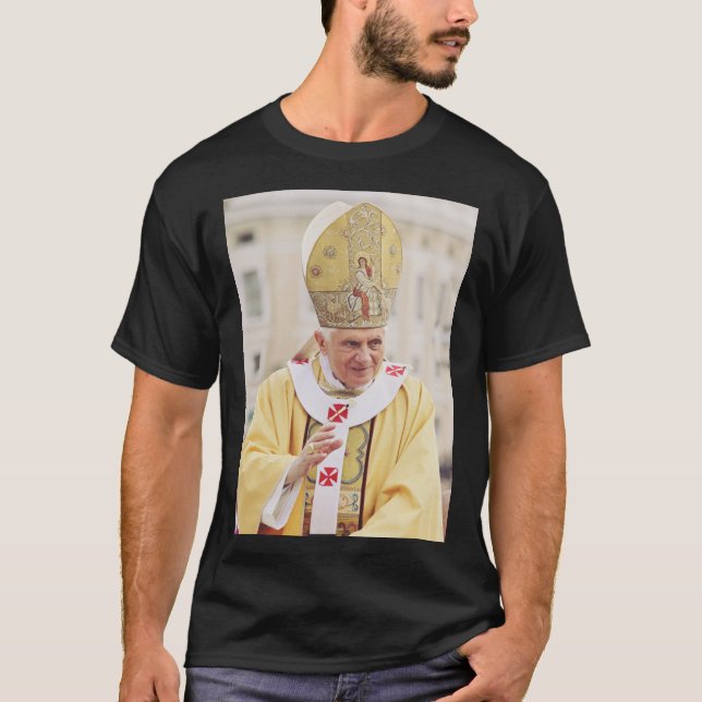 Pope Benedict XVI T Shirt (Framsida)
