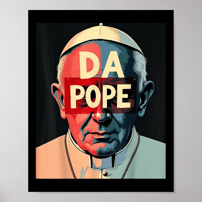Pope Bobby Chicago - Funny Da Pope Catholique Humo Poster (Framsidan)