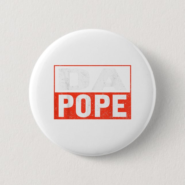 Pope Bobby Chicago Shirt - Funny Da Pope Catholic Knapp (Framsida)